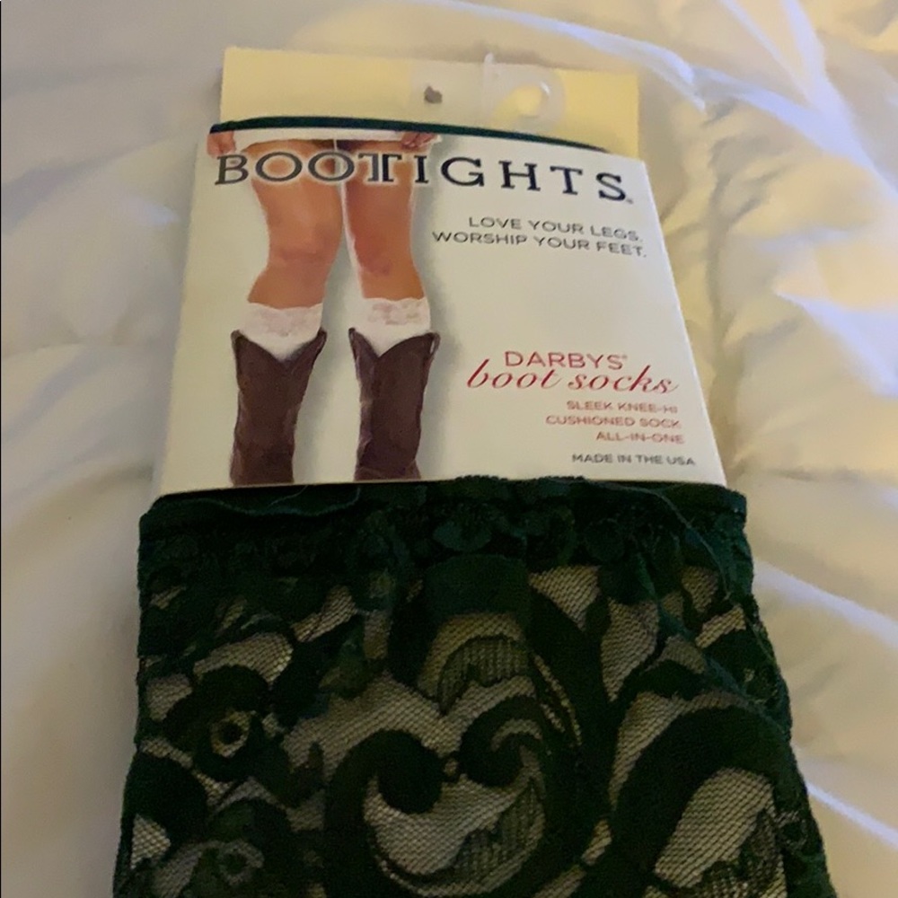 🍃🌸Dark hunter green Boot Socks - Boutique NWT🌿